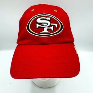 ❤️💛 San Francisco 49ers NFL Team Red Adjustable Hat One Size